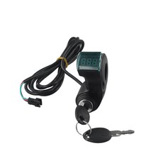 셀렉트템 전동킥보드 볼트게이지 잔량게이지 볼트메타 도난방지 전기자전거, 1개, 화이트