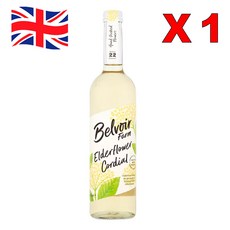 1개 500ml 벨보아르 벨부아르 엘더 플라워 코디얼 Belvoir Elderflower Cordial 500Ml, 1ml