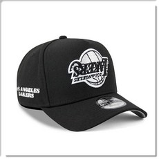 New Era 洛杉磯湖人隊棒球帽, Black, 1個