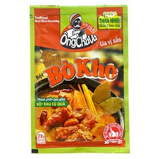 월드푸드 베트남 옹차바 봇 보코 Bot Bo Kho 소고기 스튜, 1개, 28g