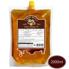 딥플러스 헤이즐넛 시럽, 1개, 2L