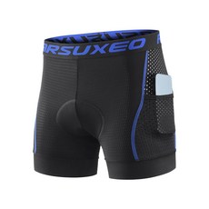 주머니가 있는 4D 패딩 자전거 반바지 자전거 자전거 자전거 반바지를 입은 아르수세오 사이클링 속옷 남성들 ssGX