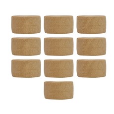 유즈펫 반려동물 자가접착 일회용 붕대형 강아지 신발 10개, 1세트, 아이보리