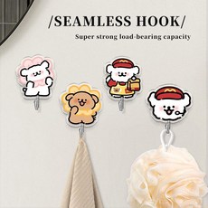 [못 없이 착] 캐릭터 강아지걸이 무타공 강력 수건걸이 행거, 5. 아크릴 싱글 훅 스누피