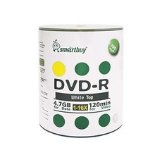 스마트 바이 400팩 DVDR 47GB 16배속 화이트 탑 블랭크 데이터 비디오 영화 기록 디스크 400디스크