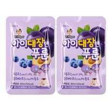 닥터헬퍼 아이대장 앤 푸룬 80ml, 2개