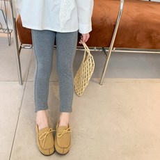 女童打底褲 素色開衩長褲 兒童秋季新品側邊開叉純色褲子女童洋氣寶寶磨毛90-140