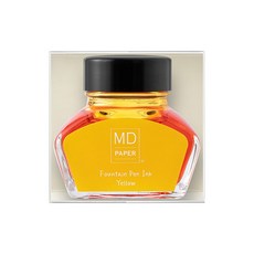 日本 MIDORI MD 15週年限定墨水 明進文房具 色彩飽和 書寫流暢 不易暈染, 1個, 黃