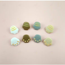 아기 안전 모서리 보호대 고양이 발 실리콘 가구 쿵 방지 어린이 안전용품 쿠션 가드, H 살구하트