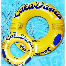 하우스픽 물놀이튜브 원형 튜브 125cm, LALADAVID원형튜브65cm