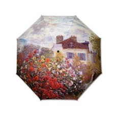 아트박스/헬로레인캣츠 명화_모네-화가의 정원 3단자동우산