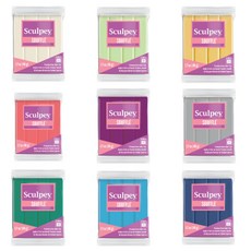 스컬피 수플레 Sculpey Souffle 48g/경량 폴리머클레이, JSSU6513 수플레-Royalty