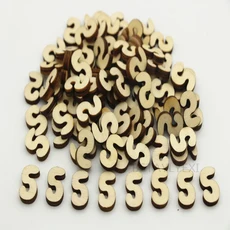 208pcs 8set 26 영어 알파벳 문자 나무 번호 가구 장식 예술 편지 디지털 디스플레이, 14 number 5, 01 10mm--15mm 208pcs