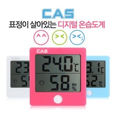 카스(CAS) 디지털 온습도계 TE-301, 화이트, 1개