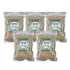 휴가토 난석 10L 개별포장 조경 어항 흙 분갈이배수층, 휴가토(2L)(중립)(5개), 2L