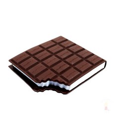 퐁치셀 초콜릿 메모지 무지노트 독특한메모지, 비스킷