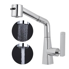 비욘드퍼니싱 국산 원홀 싱크대 주방수전, 1세트