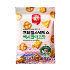 오늘좋은 프레첼스낵믹스 멕시칸타코맛, 2개, 65g