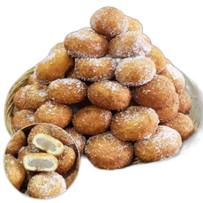 수제 생도너츠(설탕가루) / 도넛 간식 당일생산, 1kg, 1개