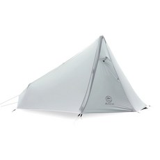캐빈텐트 그늘막텐트경량 1 인 Oudoor 캠핑 텐트 3 시즌 전문 20D Silnylon Rodless Tent, 01 GRAY, 1개