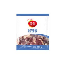 올품 냉동 생닭염통 500g 500g X 1개 닭심장 국내산 꼬치구이용 특수부위 올품 냉동 닭염통 500g 395633, 냉동 닭염통 500g (500g X 1봉)