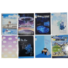 모닝글로리 스프링 일기장 (좁은칸) 노트 (색상랜덤) 186mmx260mm, 1개, 랜덤