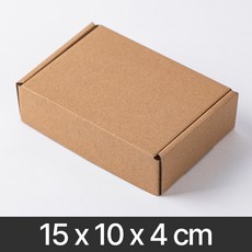 C형 택배상자 크래프트 선물상자 15x10x4cm, 10개, 크라프트