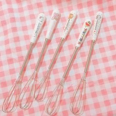 家用攪拌器 台灣出貨 卡通打蛋器 手動家用攪拌器 迷你打蛋網 攪拌棒 奶油打發 甜品烘焙工具, 不同圖案3個, 1個