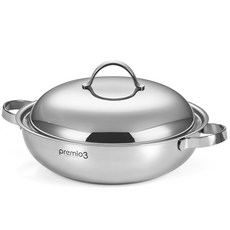 키친아트 통3중 premio3 인덕션 스텐 궁중 전골냄비, 36cm, 1개