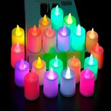 누로아 미니 LED 촛불 전자초 양초, 02LED초-레드등