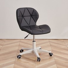 SeekFun 화장대 의자 높이 조절 인체공학적 서재 오피스용, 1개, 블랙