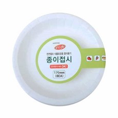 이라이프 종이 접시 일회용접시용기 파티접시, 단품