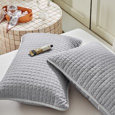 YOPENCE 항균 누빔 베개커버 지퍼형 2P