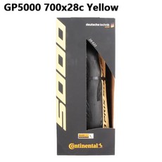 컨티넨탈 GP5000 타이어 그랑프리 gp5000 700x25c 700x23c 700x28c 700x32c 블랙 타이어 자전거 로드 폴딩 1개, GP5000-700x28cYellow