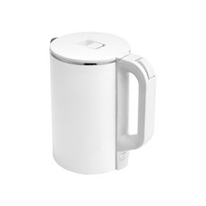 不銹鋼輕型無線電熱水壺超高速加熱, 啞光白2L