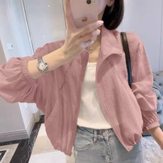 女款輕薄透氣防曬外套 法式休閒時尚