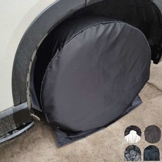 캠핑카 장박용 휠타이어 커버 방진 방수 UV차단 보관, 타입 2, 1PCS S 27-29in, 1개