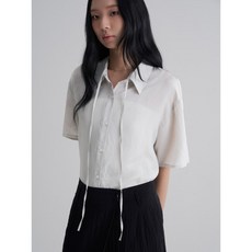 매장정품 에잇세컨즈 8SECONDS 글로시 반소매 셔츠 - 라이트 그레이 115865BY32 208048