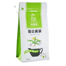 125K 百茶文化園 蒲公英茶 - 無咖啡因 誠宇茶包, 3g, 1個, 30個裝