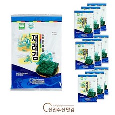보령/대천신진수산맛김/할머니+엄마+손녀3대정성/재래김 ( 5매 ), 전장김 5매*10봉, 10개, 20g
