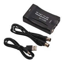 SCART RF 출력 비디오 변환기는 RF67 25Mhz 61 상자를 오래된 TV 어댑터로 지원합니다