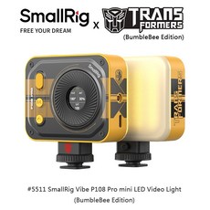 SmallRig Vibe P108 Pro 迷你 LED 補光燈 變形金剛大黃蜂聯名版, 1個