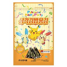 지도표 성경김 포켓몬 삼각김밥김 2봉, 1개, 11g