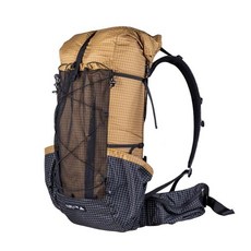 Windhike 3F UL GEAR 56L(40+16) 남성용 여성용 하이킹 백팩 성인용 캠핑 여행 배낭여행 통기성 내마모성 방수 배낭여행 백팩(카키), Brown-pro