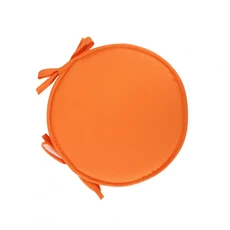 1Pc 신제품 빨 수있는 의자 시트 커버 탄성 이동식 사각형 케이스 소프트 쿠션 다이닝, Orange, 06 Orange