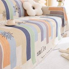 고양이 발톱 방지 소파 커버, 180x200 (1인용), 별 줄무늬