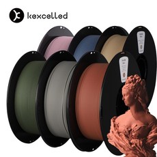 켁셀드 무광 필라멘트 매트 K5M PLA 고속 3D프린터 K5M Filament 1kg, 매트 화이트