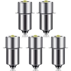 5피스 LED 전구 3W DC 4-12V 손전등 교체 토치 변환 키트 142915