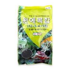 원예복합 유황 부식산 유기물 12-3-4+TE 식물영양제, 1개, 2kg