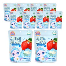 캐치티니핑 하츄핑의 딸기칩 사뿐핑의 사과칩 뽀니핑의 배칩, 15g, 10개